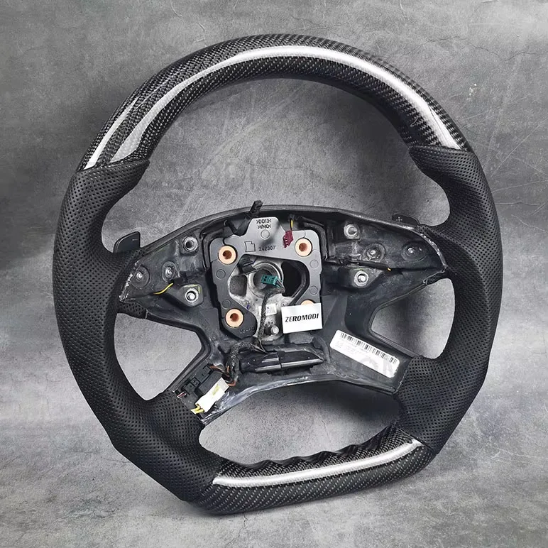 Carbon Fiber Steering Wheel Fit For Mercedes Benz W164 W251 W245 ML GL B R Class 300 350 400 2006 2007 2008 2009