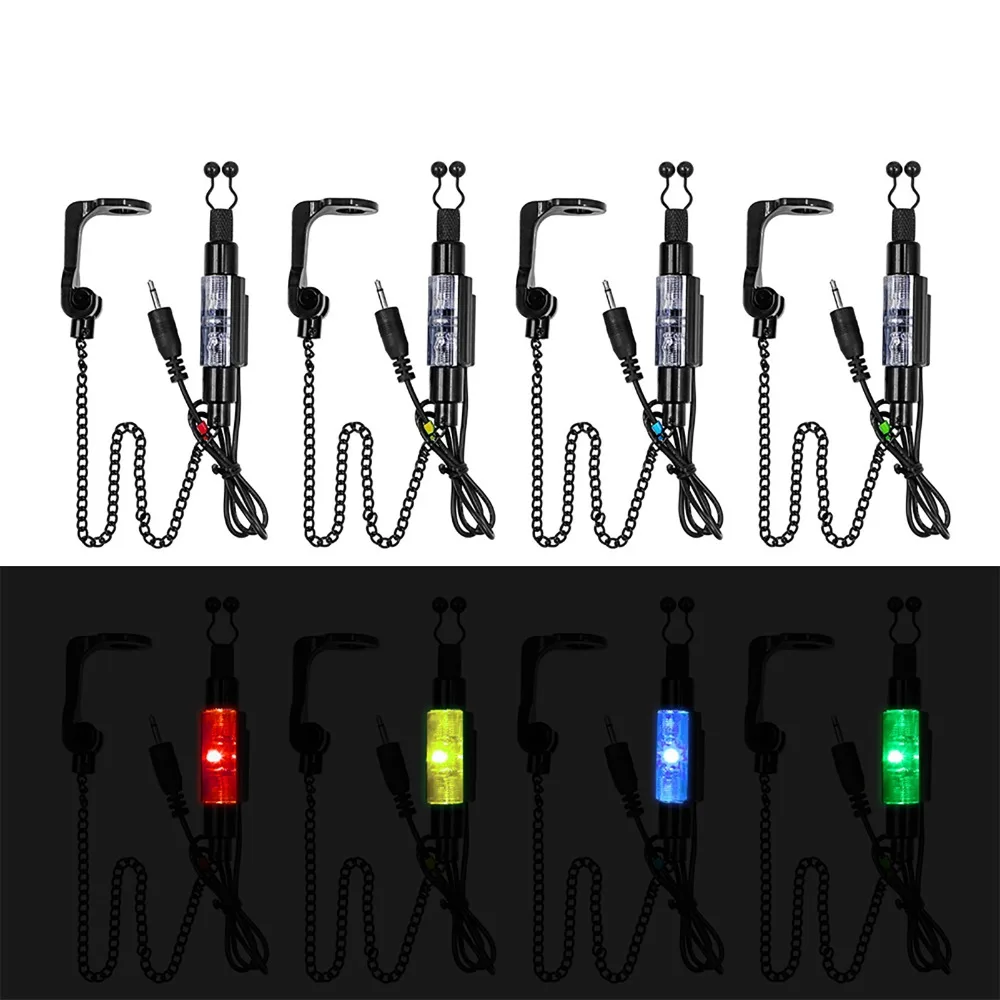 4pcs-led-illuminated-fishing-bite-alarm-hanger-sensitive-25mm-plug-fishing-bite-indicator-hanger-4-color-lightweight