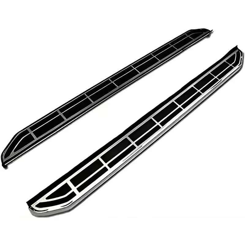 Two pieces Aluminum Fixed Side Steps Running Board Nerf Bar Fit for Audi Q7 2009-2015