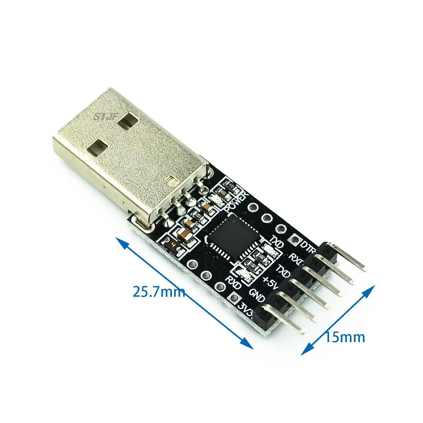 1pcs/lot USB 2.0 to UART TTL 6PIN Connector Module Serial Converter CP2102