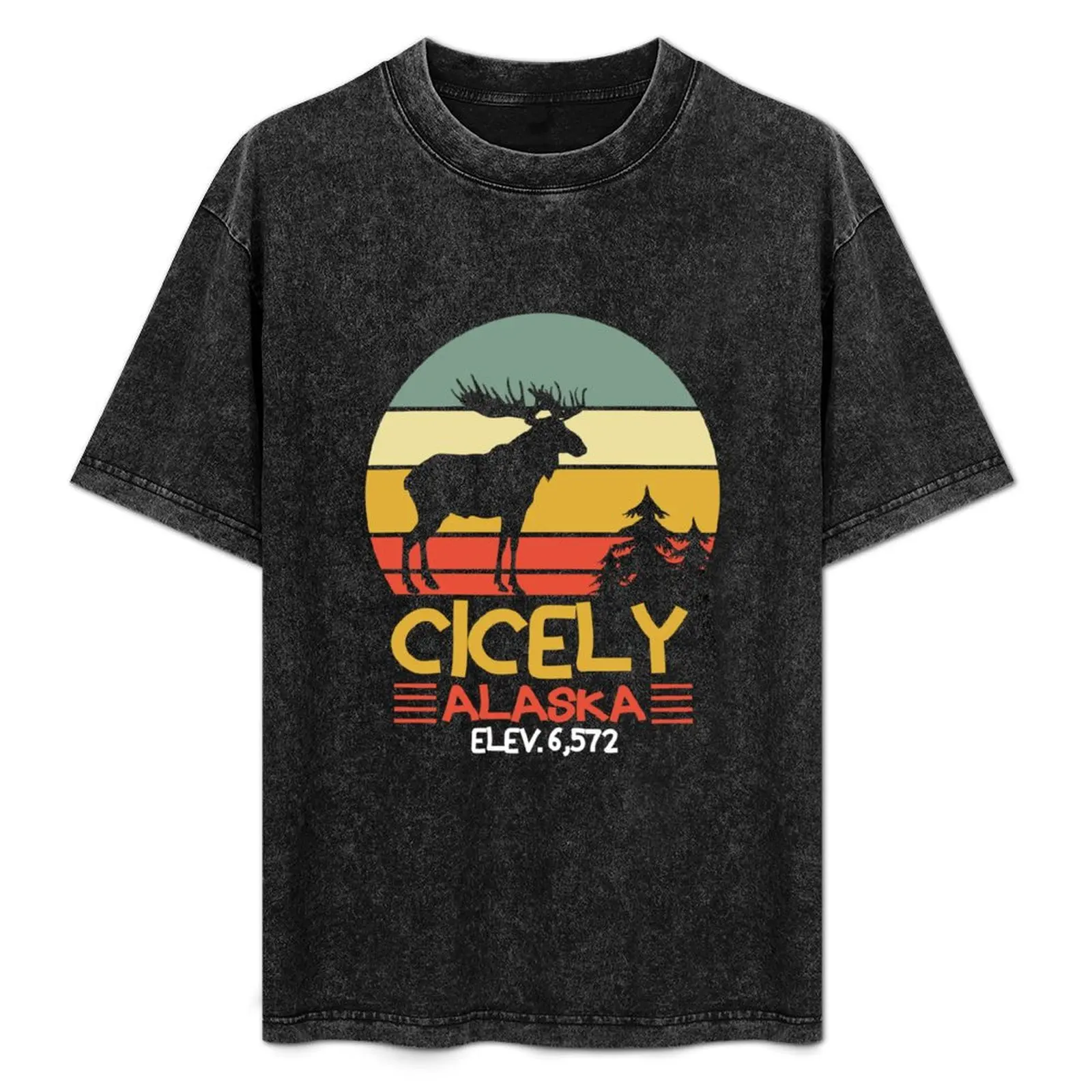 

Vintage Northern Exposure Cicely Alaska T-Shirt Fashion Graphic Tee for Men