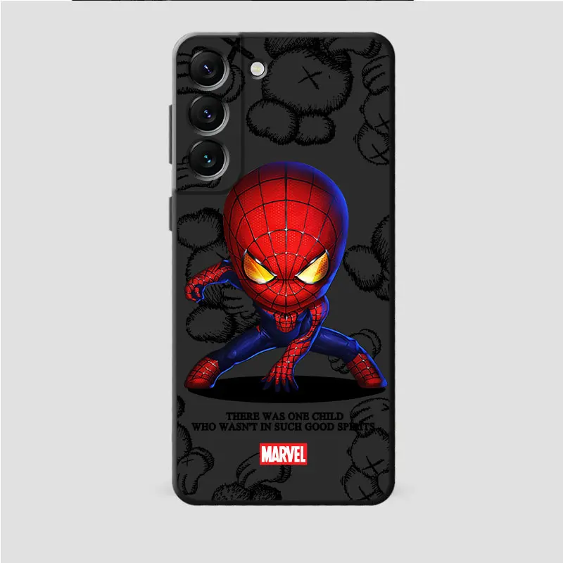 Phone Case for Samsung Galaxy S23 S10e S20 FE S9 S10 S7 Edge S22 Ultra 5G S8 S21 Plus Cover TPU Soft Bear Marvel Avengers