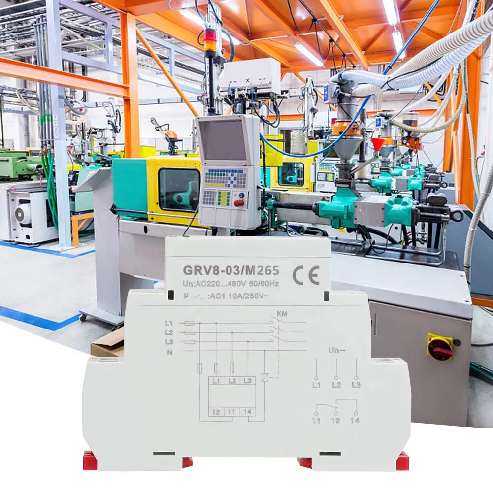 GRV8-03 Monitoring Relay Monitoring Relay GRV8-03 Three Phase Voltage Monitoring Phase Failure  Relay Phase