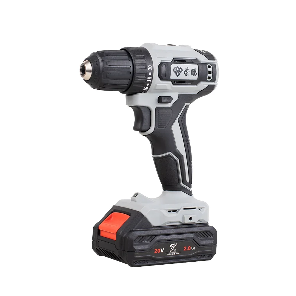 

RONGPENG R685 Cordless Electric Drill 20V Lithium Battery Brushless Motor Variable Speed Handheld Power Drills Tool