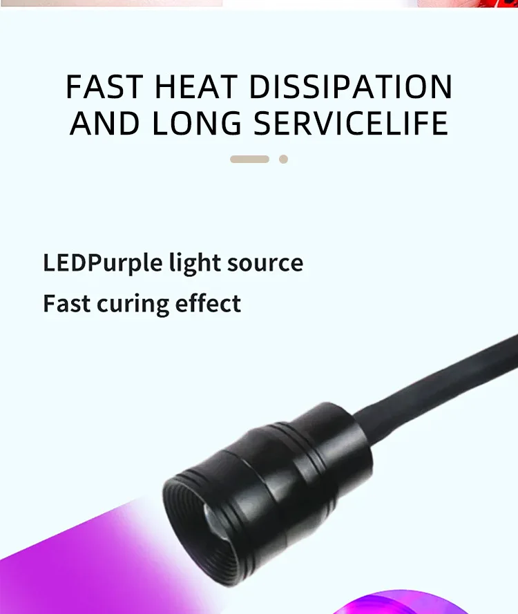 I-Clip Professional UV Lamp False Eyelash Grafting Glue Fast Curing Adjustable Nail Beauty Eyelash Lamp Studio Pedal LED Lamp