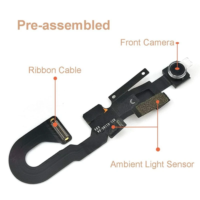 Hot TTKK Front Facing Camera Proximity Light Sensor Cable Ribbon Assembly Replacement For Iphone 8 With Repair Tools