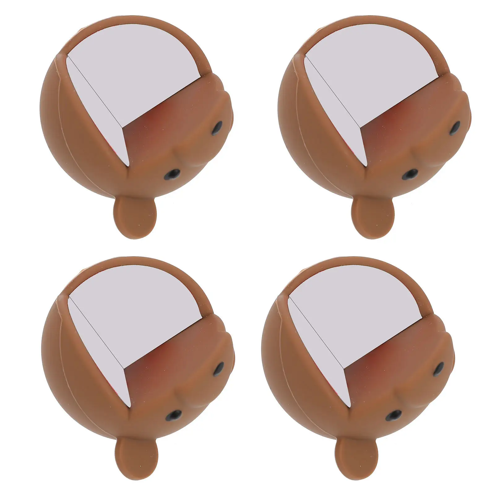 

Набор из 4 силиконовых защитных уголков для мебели с мультяшным дизайном, предотвращающих столкновения, для защиты детей, для дома и офиса