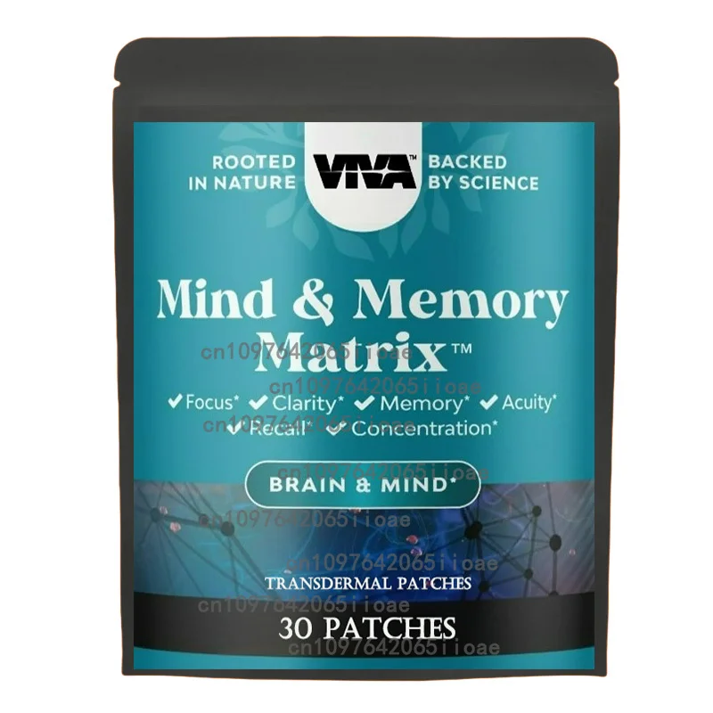 

30 Patches Nootropic Vitamin Brain Matrix Transdermal Patches- Memory, Focus & Aging Support