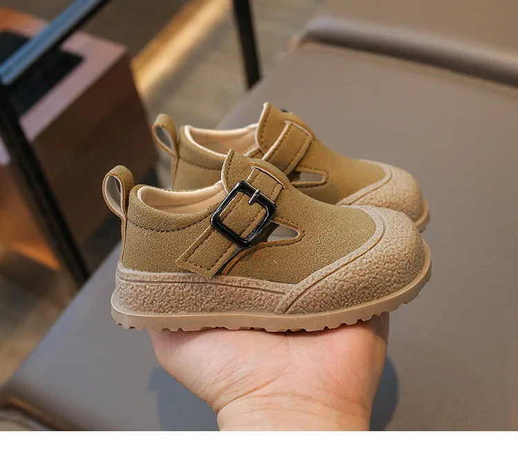 Boken-Schuhe für Jungen, weiche Sohlen, Kinderschuhe, 2025, Neuheiten, 0–1 Jahre alt, Sportschuhe für Kinder, modische Retro-Bohnenschuhe – Detail 7