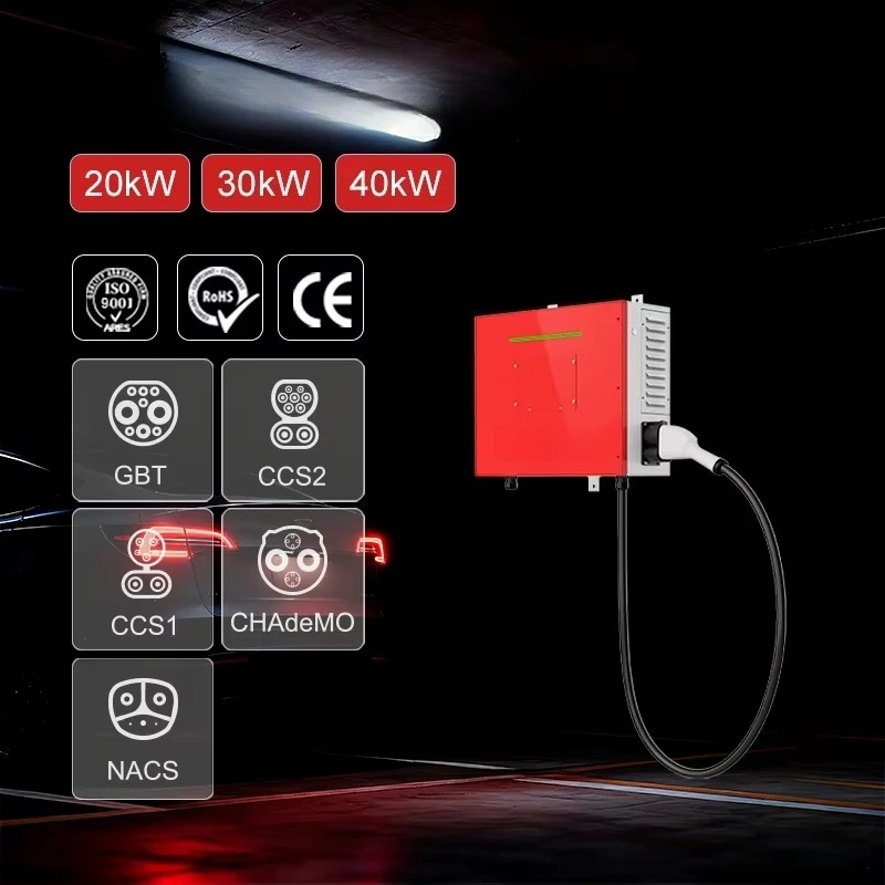 Dc Fast Ev Charger Home Charging Station 4G WiFi Graffiti APP 380V Voltage Dc Charger Ev