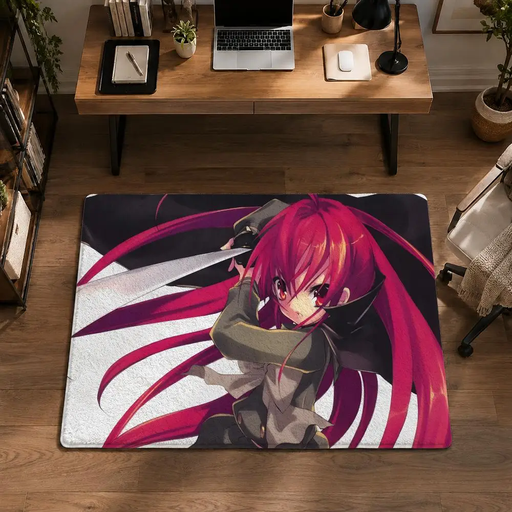 Shakugan No Shana Floor Mat Flannel Non-Slip Washable Soft Rug For Bathroom Kitchen Bedroom Living Room Home Decor