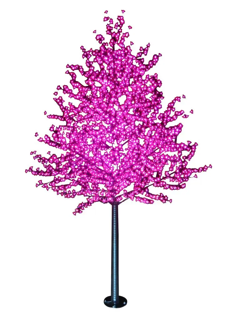 Outdoor LED Artificial Cherry Blossom Tree Light Christmas Tree Lamp 864 pcs LEDs 6ft 1.8M Height 110VAC 220VAC Rainproof Drop