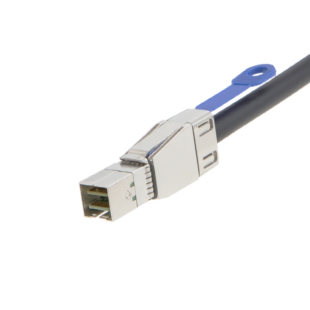 SFF-8644 to SFF-8087 Mini SAS Cable, External  to Internal 36Pin Hybrid SAS3.0 6Gbps Cable for DataCenter, Servers,Workstations