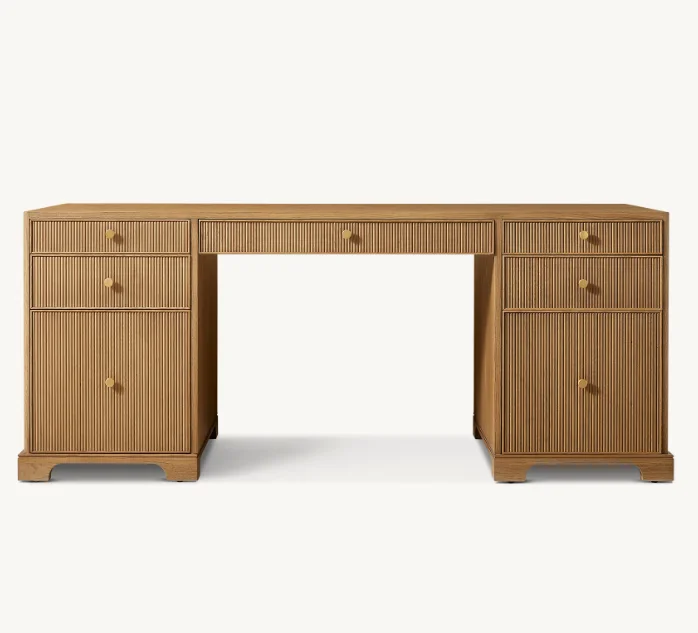 

New Design Wooden Office Furniture Household Computer Desk Study Oak Desk