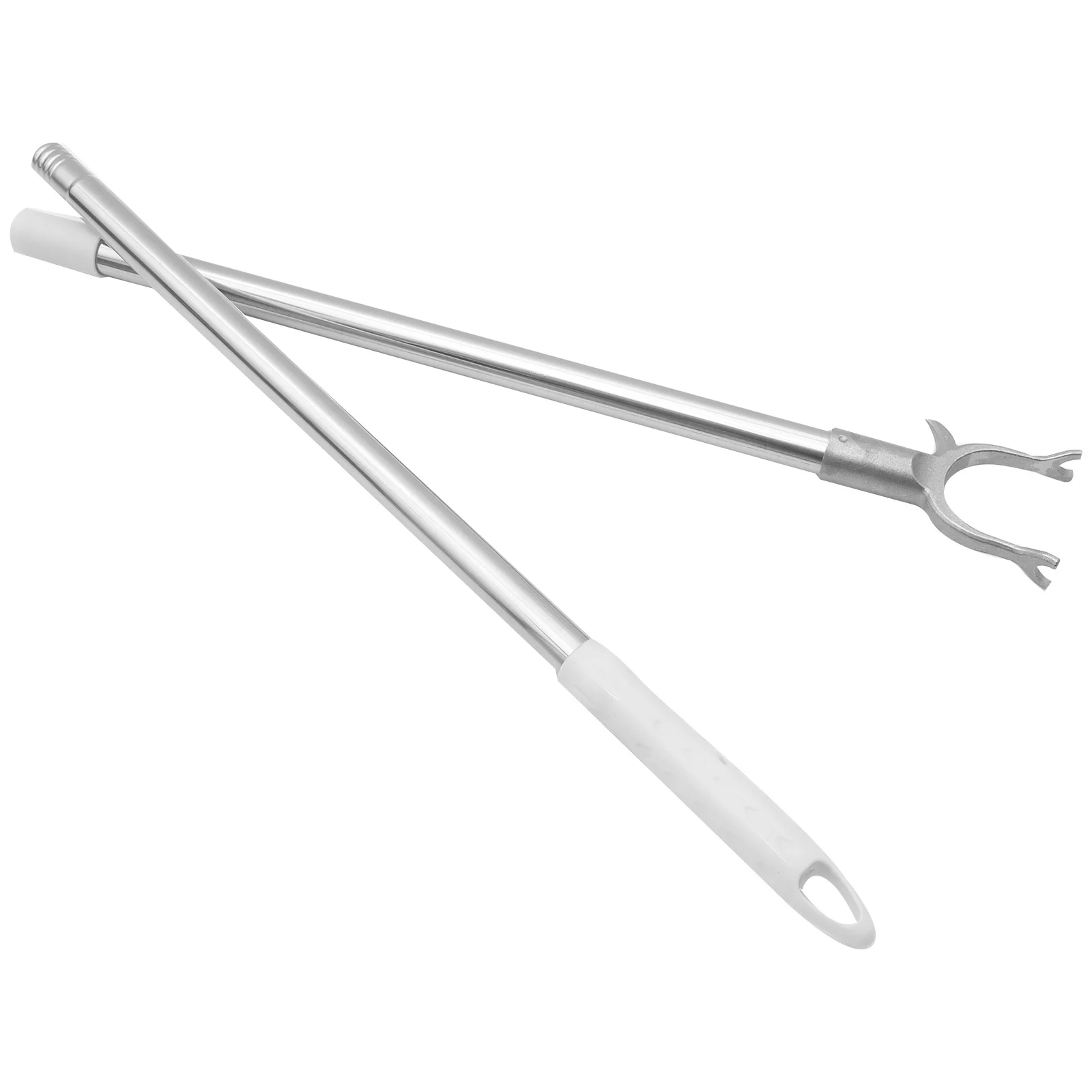 1 قطعة الملابس الفولاذ المقاوم للصدأ الوصول القطب طويل الوصول قضيب لتجفيف الملابس المنزلية خزانة الغسيل خزانة هوك #4