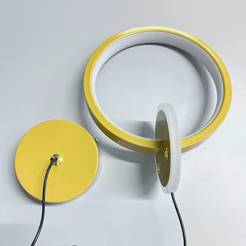 

Elegant Chandelier Room Decor Ring Suspension Pendant Light Luminaire Suspendu Luminaria Colgantes Para Techo - Lighting Fixture