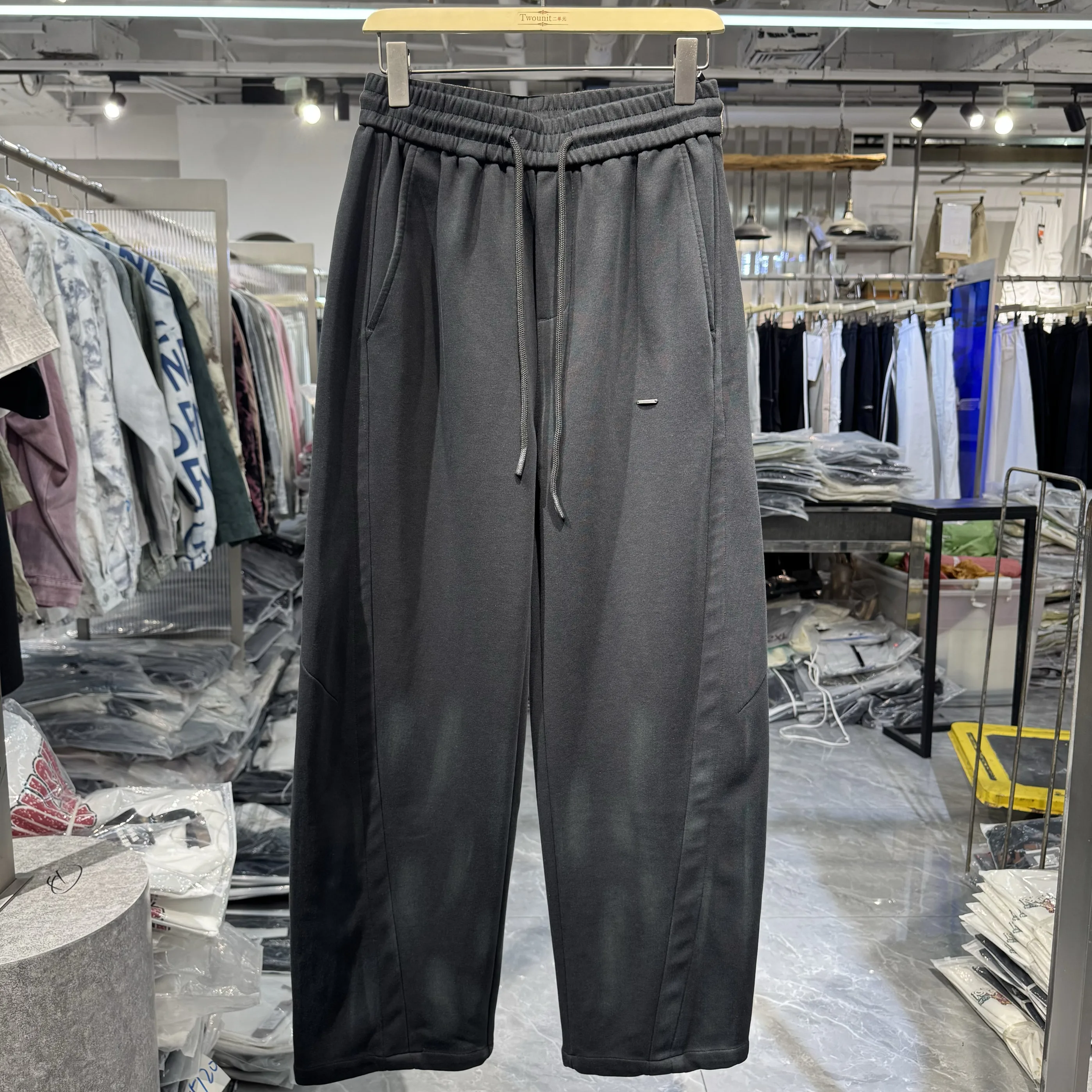 Men's Wide Leg Pants Trousers Contemporary Urban Clothing Casual Days Urban Looks Urban Men's Bottoms Everyday Fashion