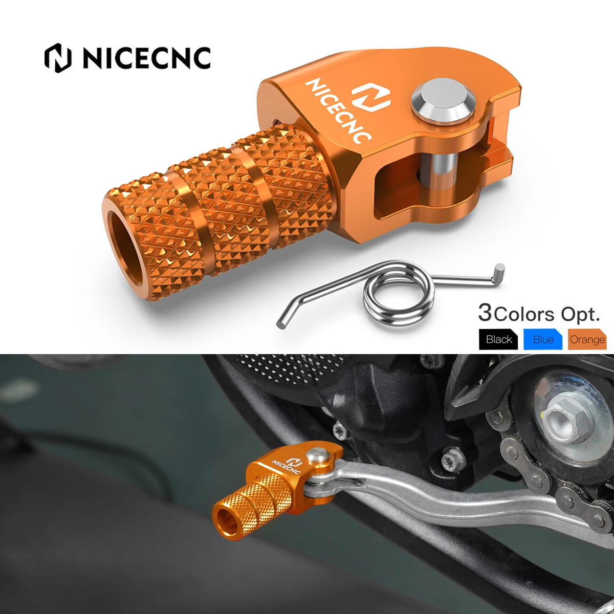 

For KTM EXC 300 2017-2024 EXC 250 EXCF 350 EXC 450 SX 125 SXF 250 SXF 450 XCW 300 XCF-W 450 500 Adjustable Gear Shift Lever Tip
