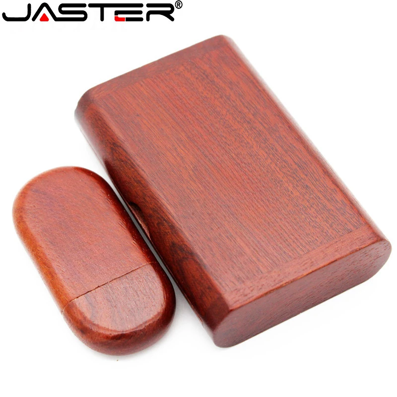 JASTER USB Flash Drive 2.0 128GB 64GB 32GB Wooden/Bamboo Memory Stick 16GB 8GB Pen Drive Photography Gift (No Customized Logo)
