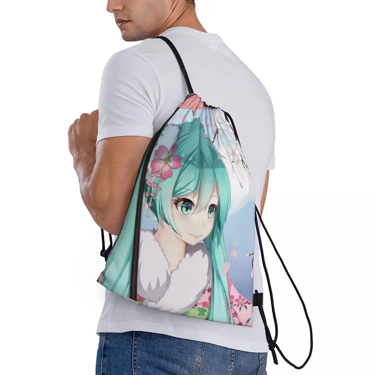 Hatsune-Sac à Dos de dehors de Proximité pour Homme et Femme, Accessoire de Voyage en Plein Air, Fitness, Gym, Natation, Plage, Grande Capacité