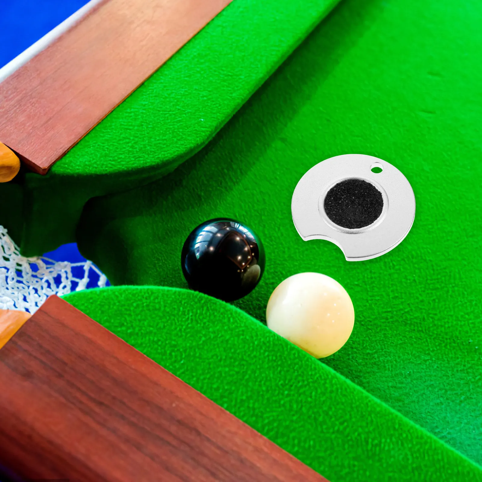 

Lightweight Aluminum Cue Tip Shaper Pool Tip Maintenance Tool Mushroom Head Billiards Accessory Non-Fading Surface