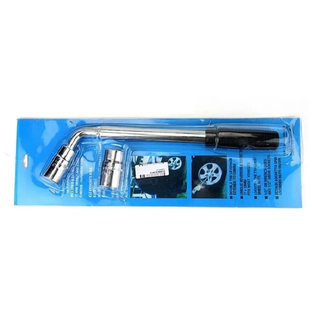 

4 Size L Socket Flexible Tire Wrench 17 19 21 23 Car Tire Removal Wrench Auto Repail Tool Set