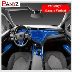 For Toyota Camry 5th 2015-2019 2020 Car Dashboard GPS Navigation Screen Protective Film TPU Scratch Resistant Sticker