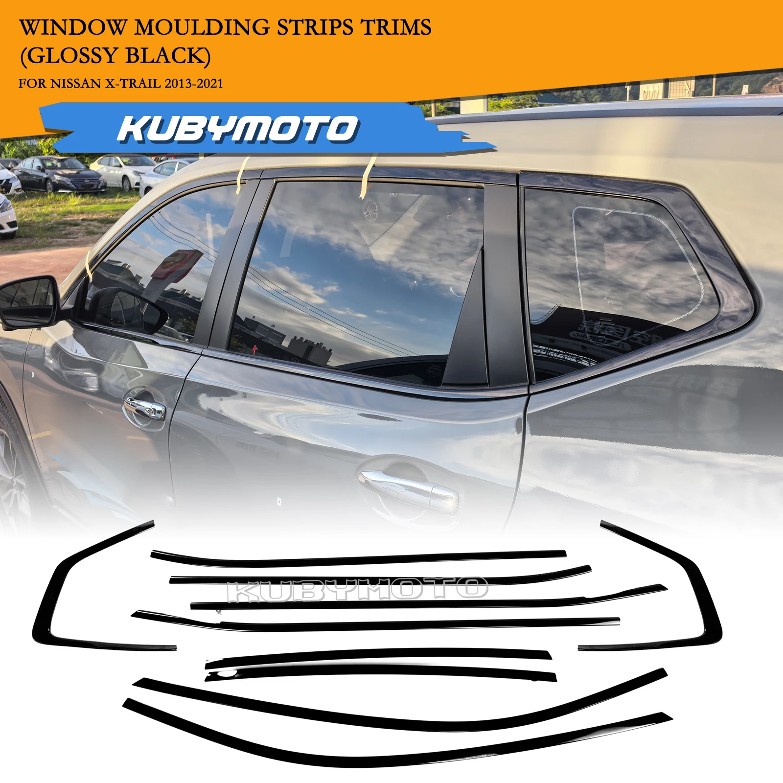 

Car Exterior Window Strip Door Frame Trim For Nissan X-TRAIL 2013-2021