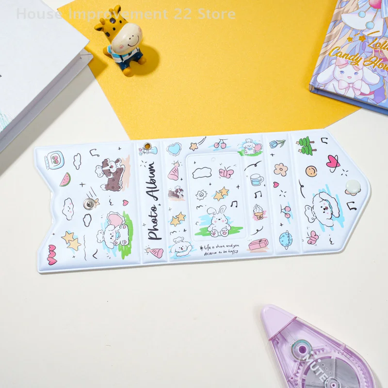Cartoon 3 Inch Album Photo Postcard 36 Pockets Cards Mini Album Kpop Idol Pictures Collection Album Name Cards Storage Holder