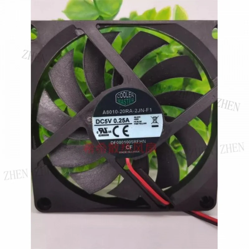 

Y 1PCS A8010-20RA-2JN-F1 8010 DC5V 0.25A 8CM 2-Wire FOR Silent Cooling Fan
