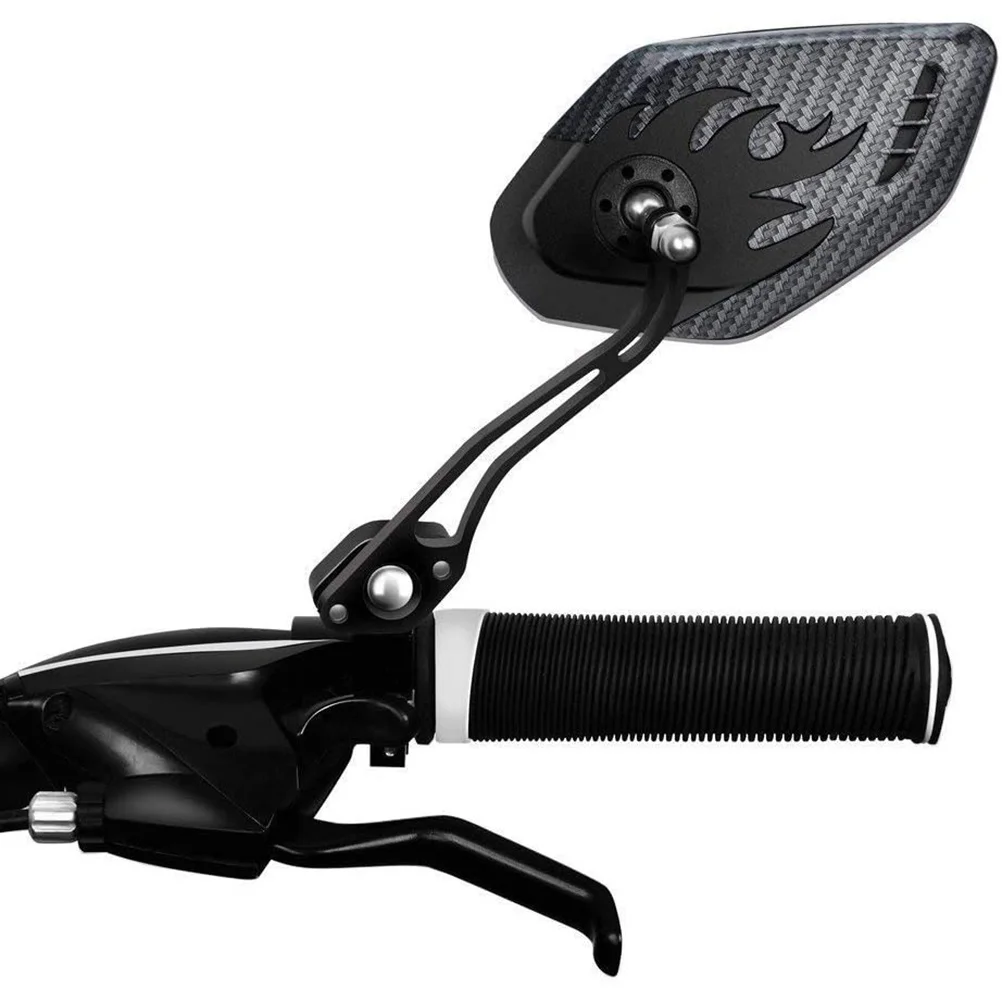 1 زوج دراجة هوائية جبلية المقود مرآة الرؤية الخلفية التناوب سبائك الألومنيوم عكس مرآة عاكس الملحقات