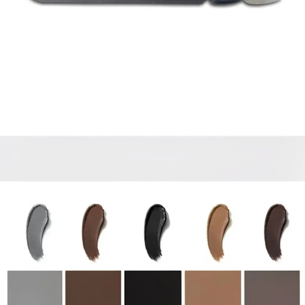 Eyebrow Stamp Stencil Kit Makeup Tool Waterproof Sweatproof Long Lasting Natural Brow Powder Beauty Enhancer Lazy Makeup