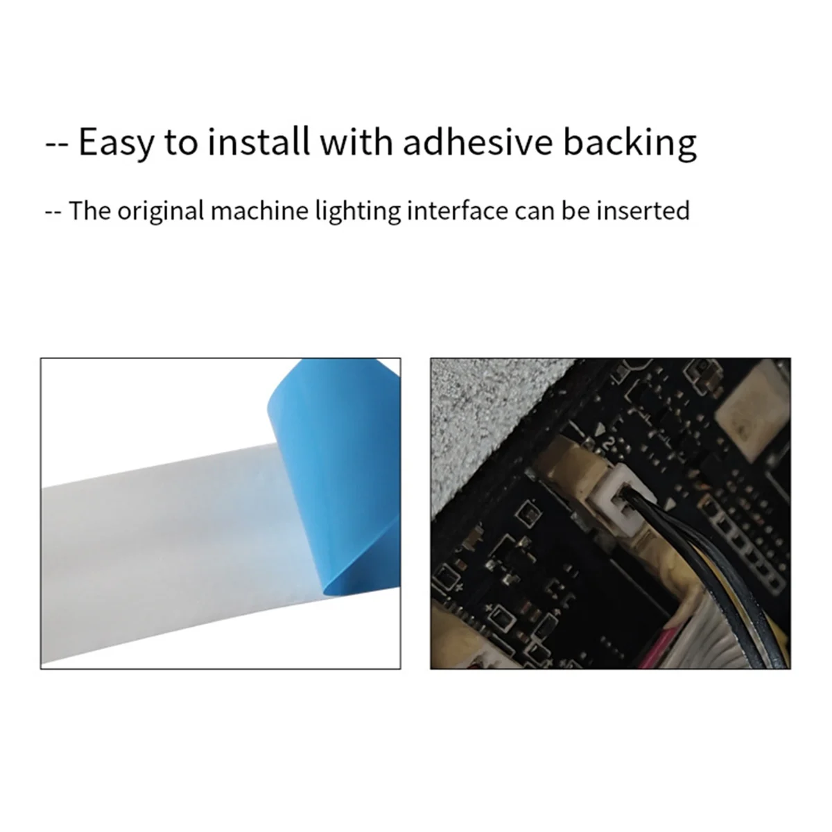 SEMOIC For X1 COB LED Strip Lights Kit Easy-to-Install Lighting Bar for Enhanced Illumination