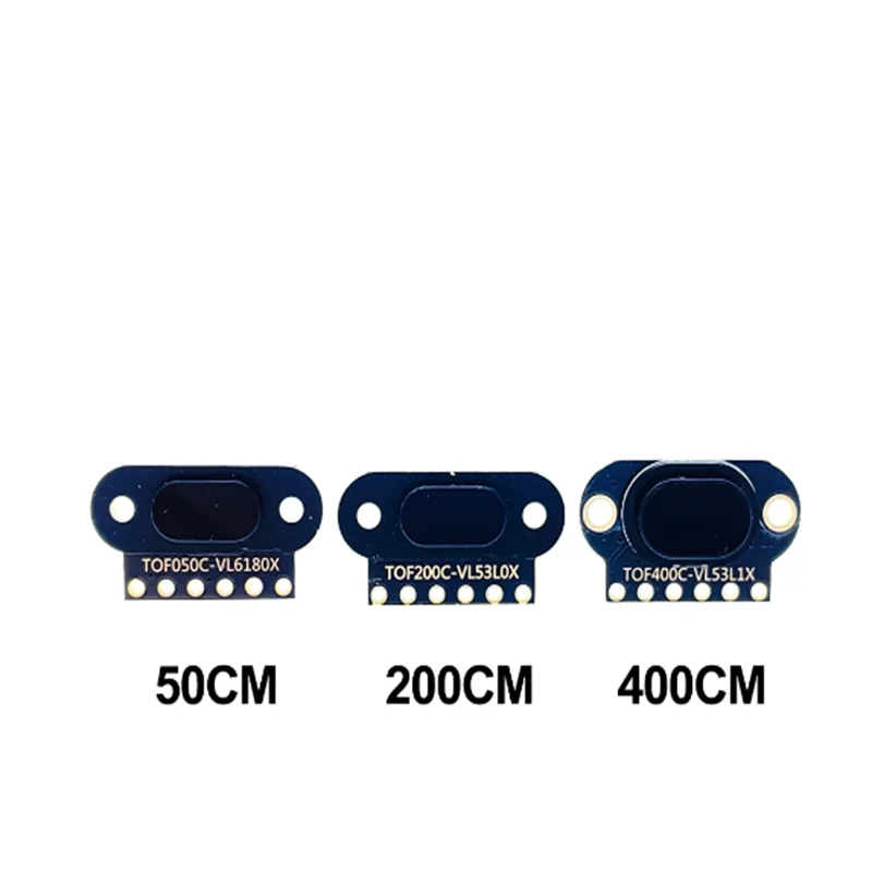 1 szt. VL6180/VL53L0X/VL53L1X czas lotu (ToF) moduł laserowy czujnik odległości TOF050C TOF200C TOF400C 50CM/2M/4M IIC dla Arduino