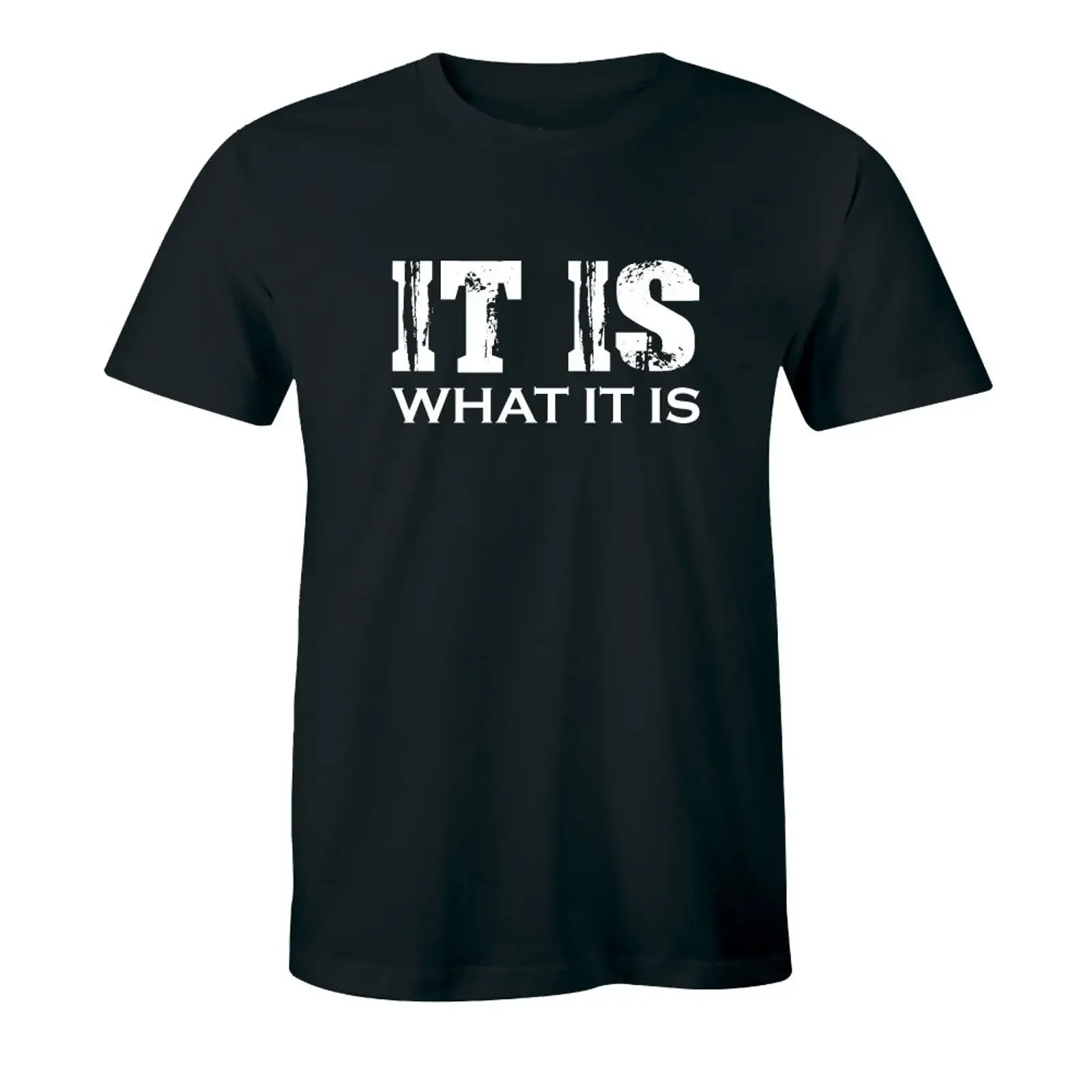It Is What Mens T Shirt College Rude Sarcastic Funny Humor Party vintage Washed Versatile fashion homme Stretched Unisex