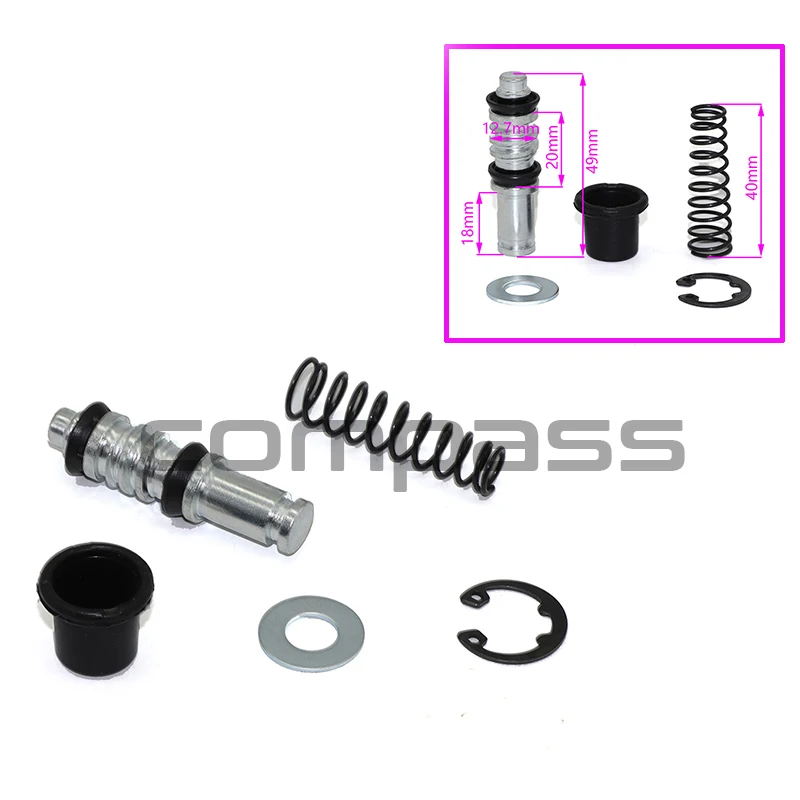 

1Set Motorcycle Clutch Brake Pump 14mm 12.7mm 11mm Piston Plunger Repair Kits Master Cylinder Rigs Fit Motocross/Scooter