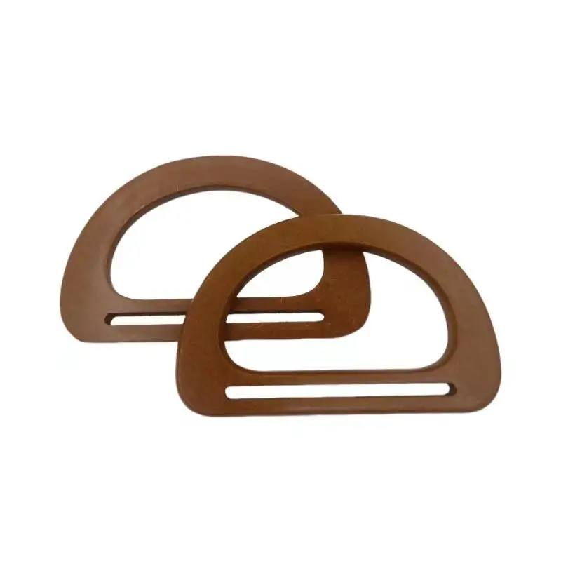 Natürlicher Holz-Bogen-Taschengriff, Ersatzgriff für gehäkelte und gestrickte Taschen, DIY-Handtaschen, Geldbörsen, Gepäck, handgefertigter Griff – Detail 8