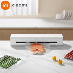 XIAOMI MIJIA Vacuum Sealers Machine 220V With Free 10pcs Vacuum Bags For Kitchen Household Food Vacuum Sealer Packaging Machine