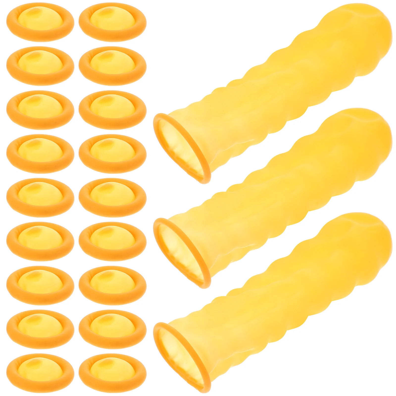 100 Pcs Anti-static Finger Cots Protecting Cover Latex Household Covers Protectors Protection Reusable Nail Tools
