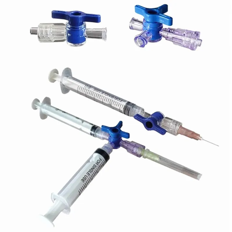 Medical Grade Three Way Stop Cock  3 Way Stopcock 2 Way Stopcock For Ozone Gas Clinical Hospital Luer Lock Adapter   5Pcs
