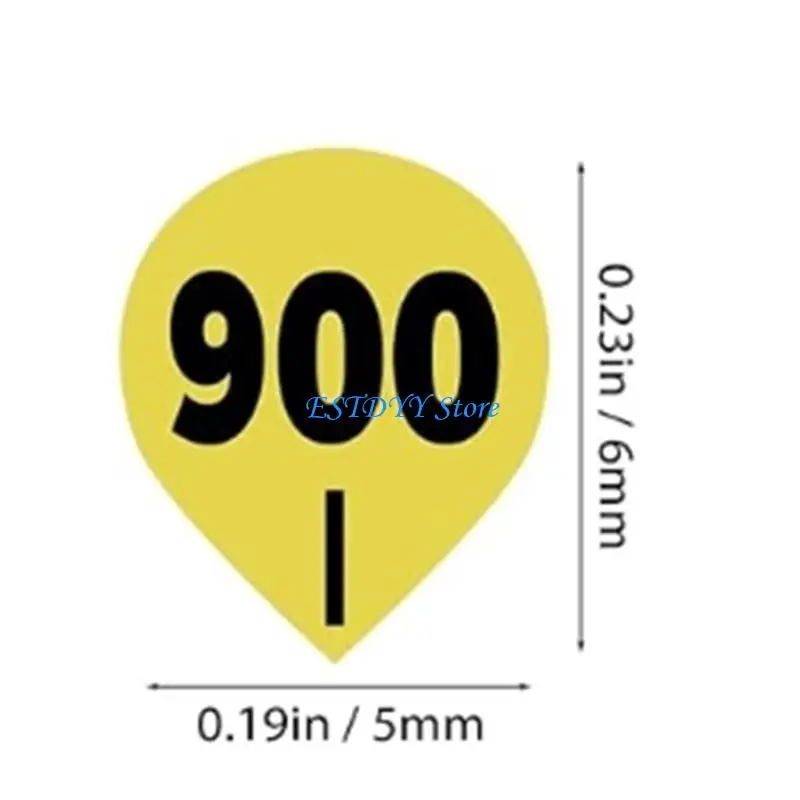 G6DE 10/5 Blatt leicht zu entfernender Zielfernrohr-Aufkleber, Jagd-Zielfernrohr-Bereiche, Markierungen, Gewehre, für Üben