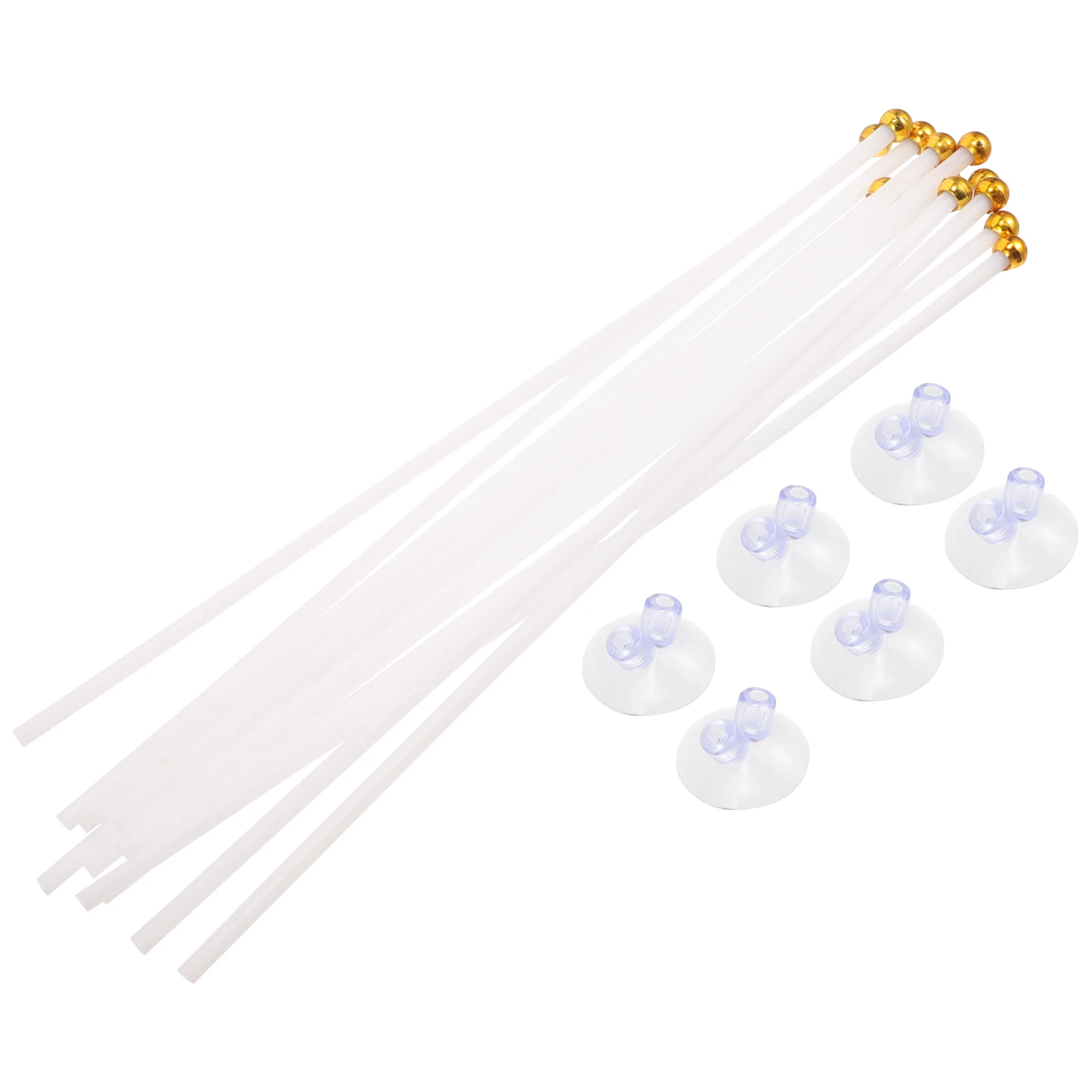 

6 Pcs Base Flagpole Mount Bracket Plastic Flagpole Holder for Car Flag Pole Holder Durable Windproof Flag Stand