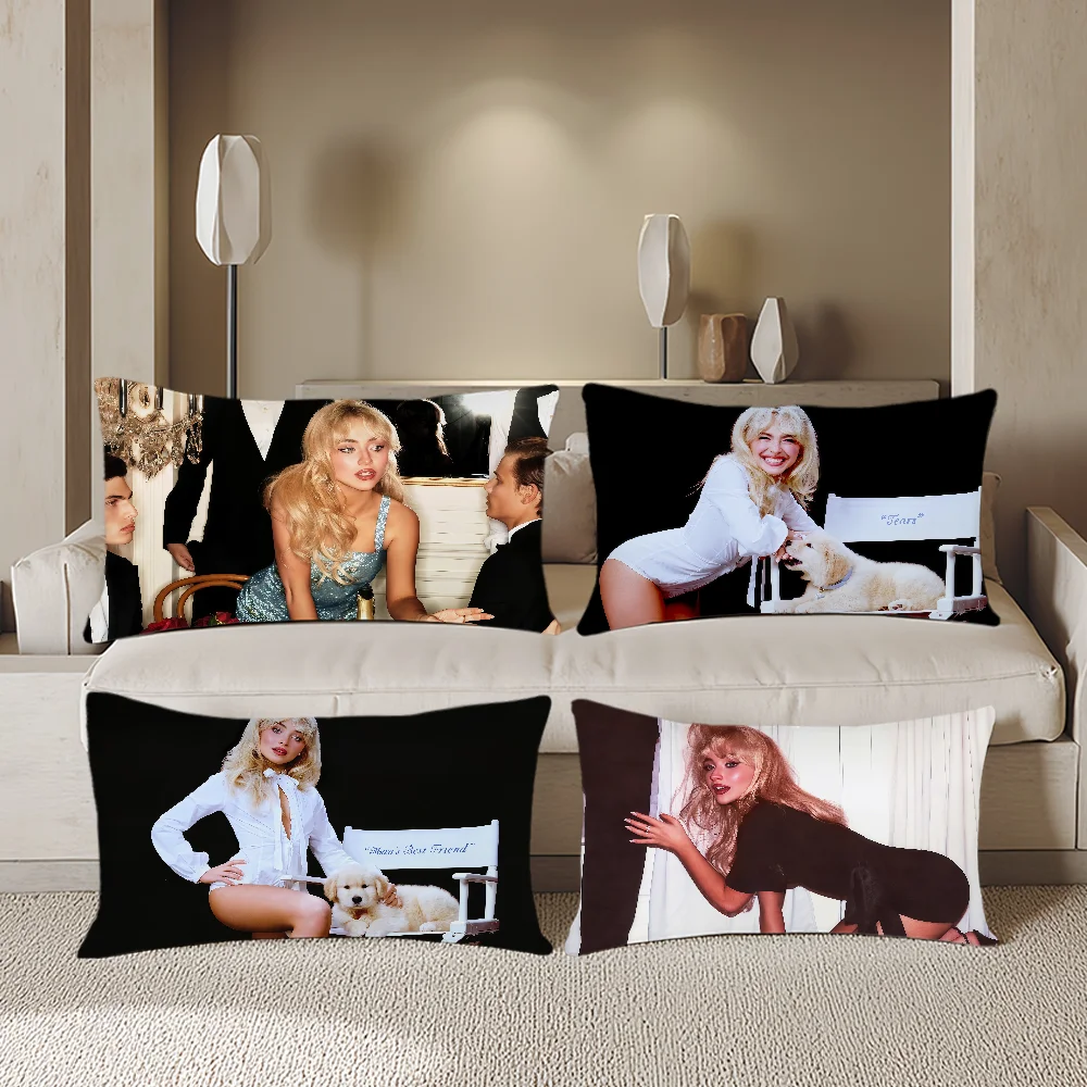 Singer Mans Best Friend Tears Rectangle Pillow Cover Home S-SabrinaS Sofa Living Room Coffee Shop Hogar Pillowcase C-Carpenter