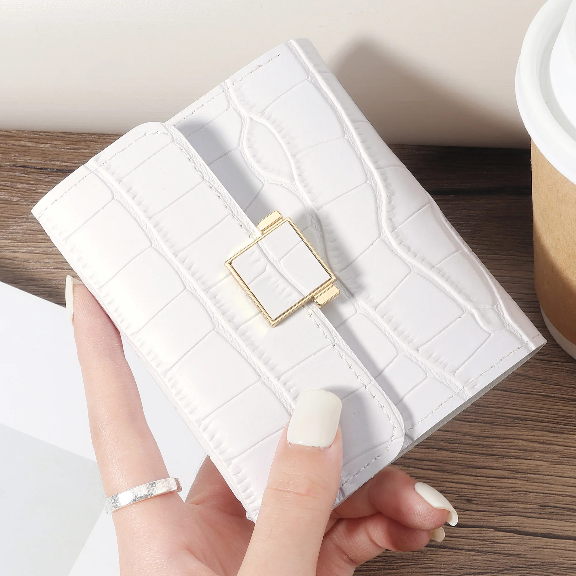 Women's Multifunctional Short High-Quality Credit Card Storage Bag, Simple And Casual Multifunctional Card Holder, Decorative Mu
