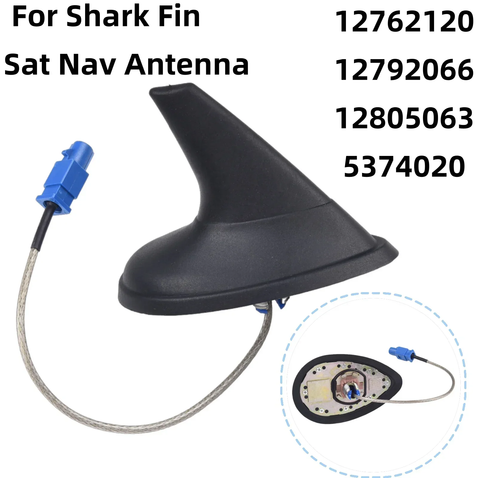 

Nav Antenna 12762120 12792066 12805063 5374020 For Saab 9-3 2003-2012 For Saab 9-5 2002-2009 For Shark Fin Sat Nav Antenna