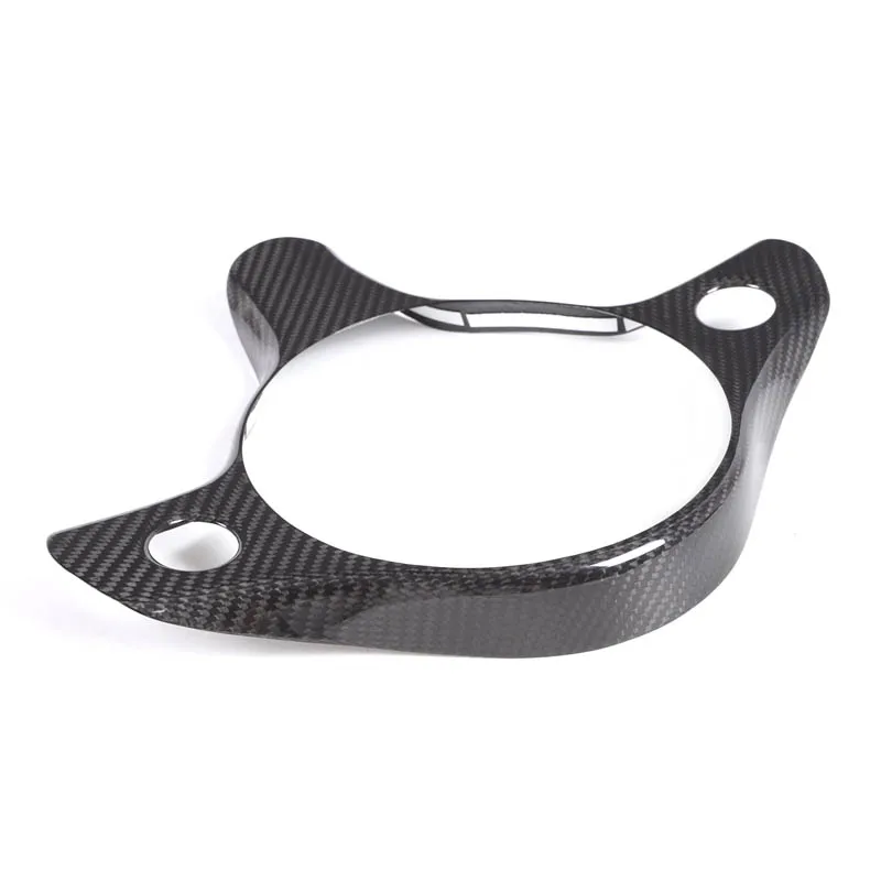 For Alfa Romeo 159 Brera Spider 2004-2011 Real Carbon Fiber Car Steering Wheel Button Decorative Frame Stickers Car Accessories