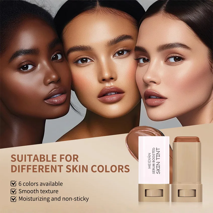 肌の色を明るくするコンシーラー、防水・汗に強いファンデーションメイクアップクリーム、シミ・クマをカバーするリペアスティック