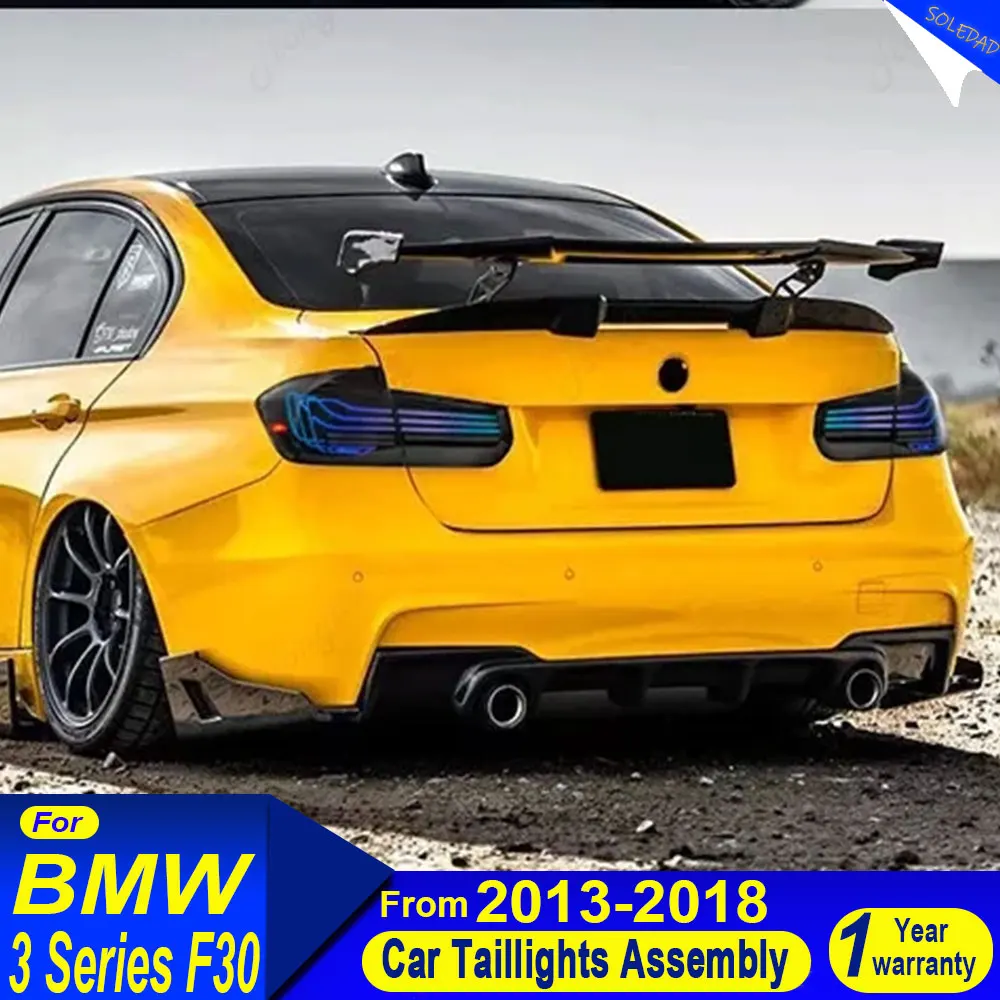 

RGB Car For BMW 3-Series F30 2012-2018 M3 CSL Upgrade Modified New DRL RGB Dynamic Turn Signal Taillight Auto Accessories