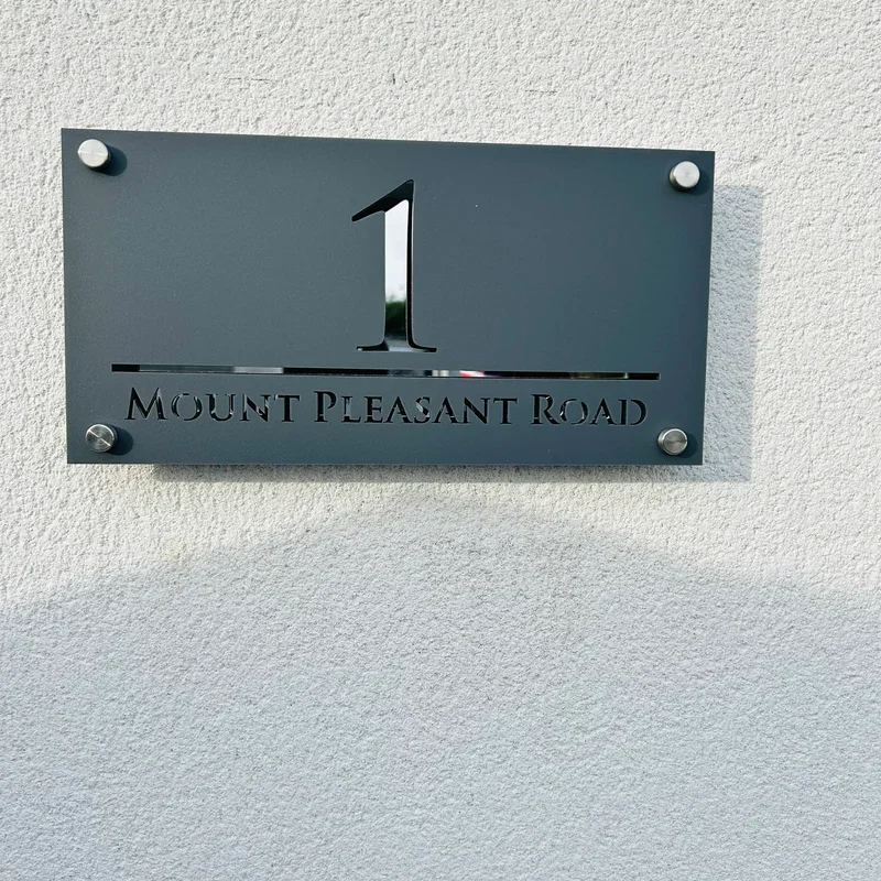 Modern residential wall panels, acrylic door panels, matte grey / matte black / matte white