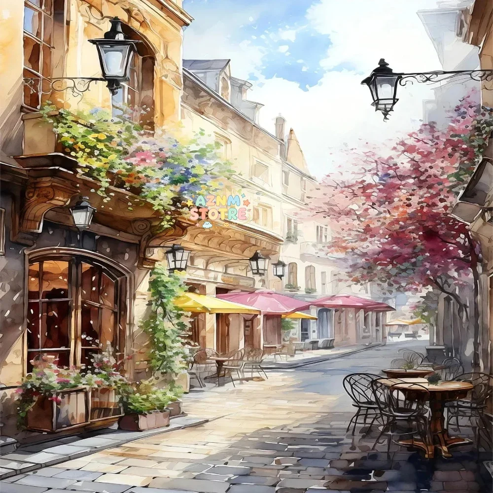 European City Travel Wall Arts Posters Canvas Painting for Room Office School Decoration Stuff Home Decor